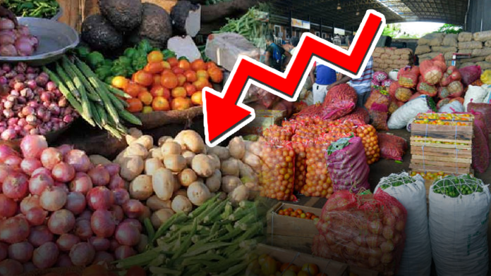 vegetables price down