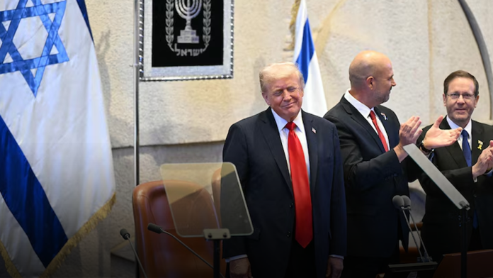 Trump at the Israeli Parliament