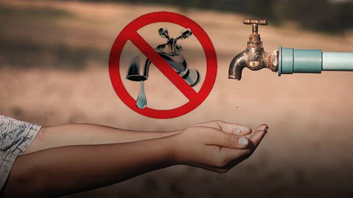WATER CUT TOMORROW