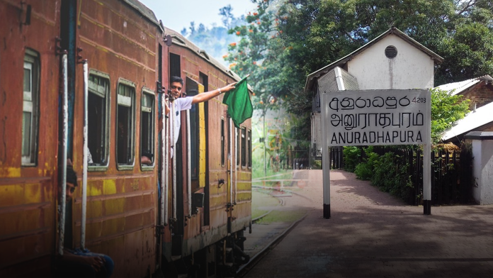 An Office Train from Anuradhapura to Colombo