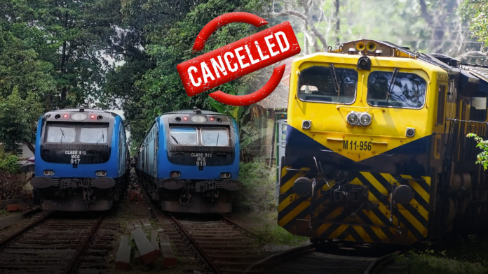 train services cancelled